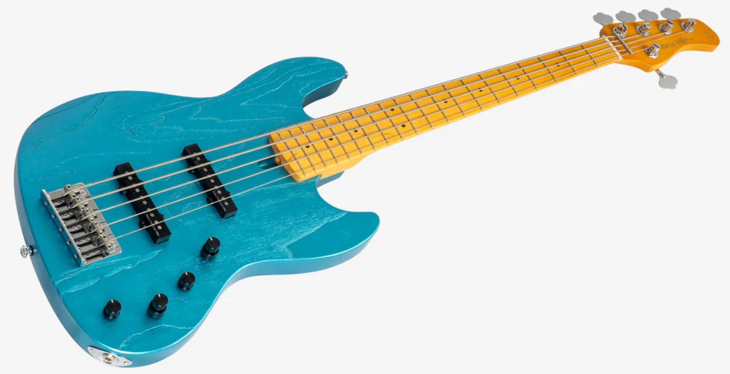Sire Marcus Miller V6 5st 5c Active Mn - Ocean Turquoise Blue - Solidbody E-bass - Variation 2