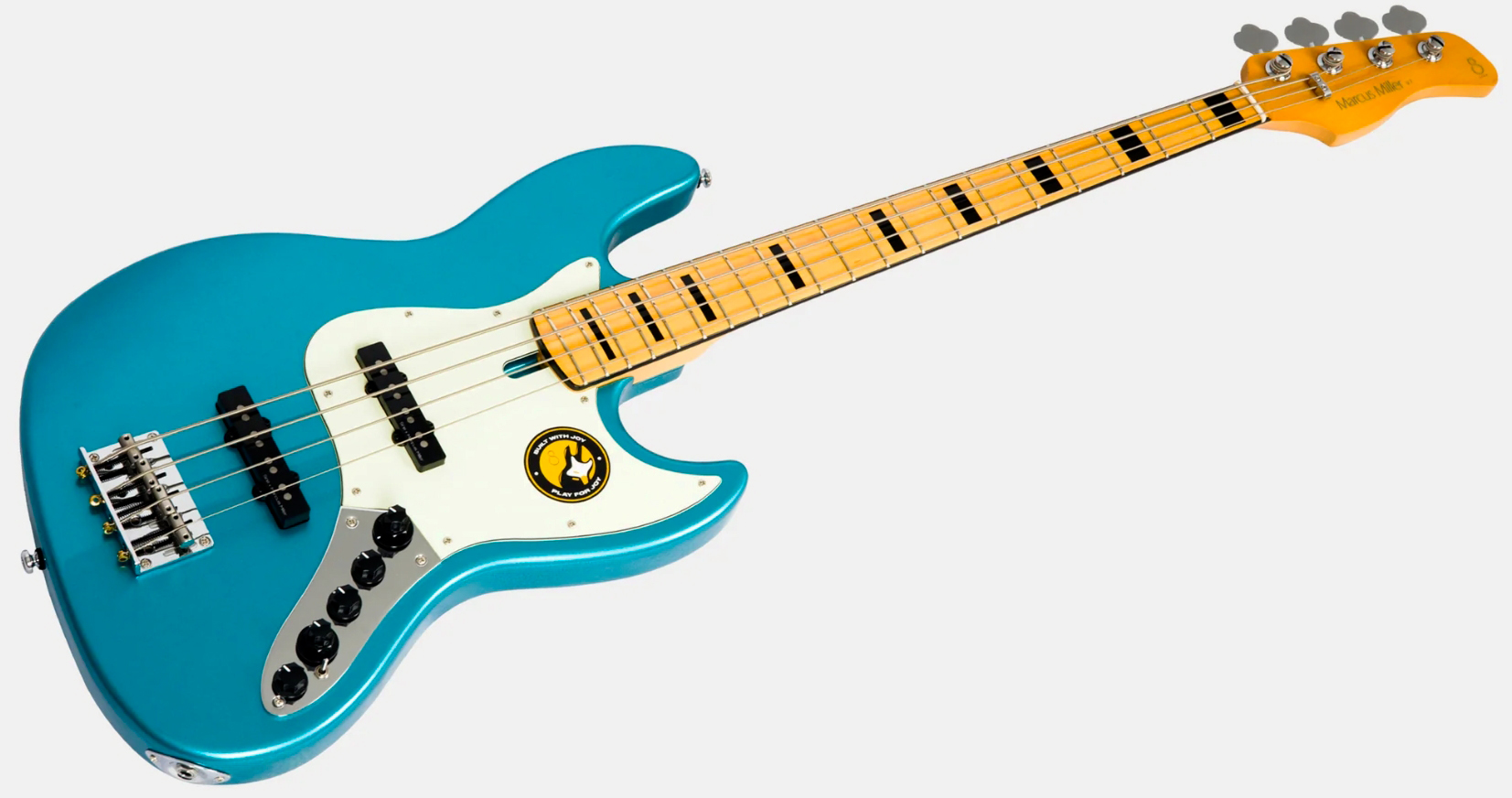 Sire Marcus Miller V7 Alder 2nd Gen 4st 4c Active Mn - Tide Pool - Solidbody E-bass - Variation 2