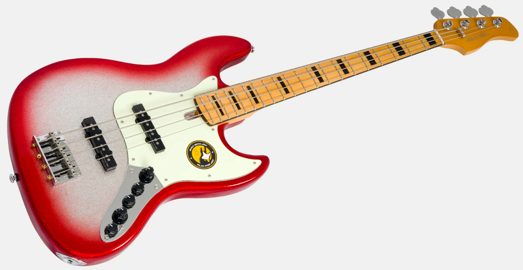 Sire Marcus Miller V7 Alder 2nd Gen 4st 4c Active Mn - Redburst Sparkle - Solidbody E-bass - Variation 2