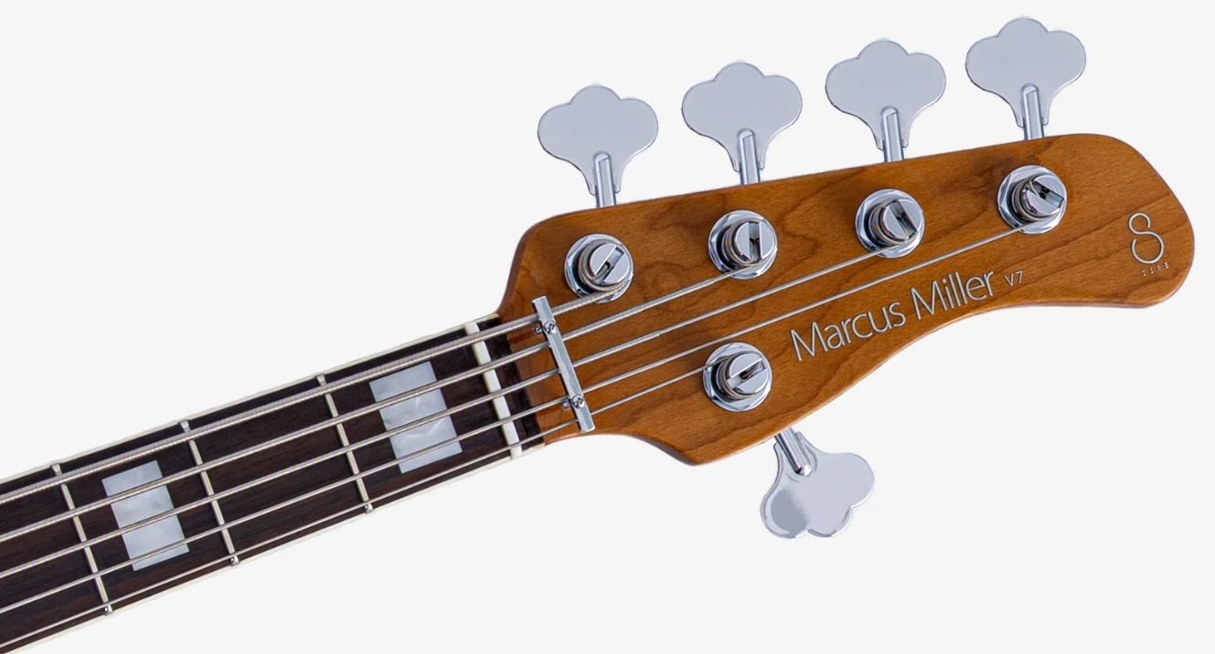 Sire Marcus Miller V7 Alder 2nd Gen 5st 5c Active Eb - Antique White - Solidbody E-bass - Variation 3
