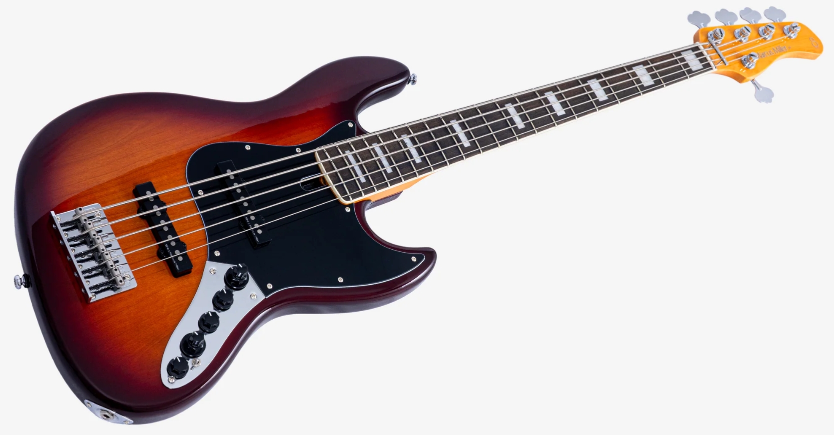 Sire Marcus Miller V7 Alder New Gen 5st Lh 5c Active Eb - Tobacco Sunburst - Solidbody E-bass - Variation 2