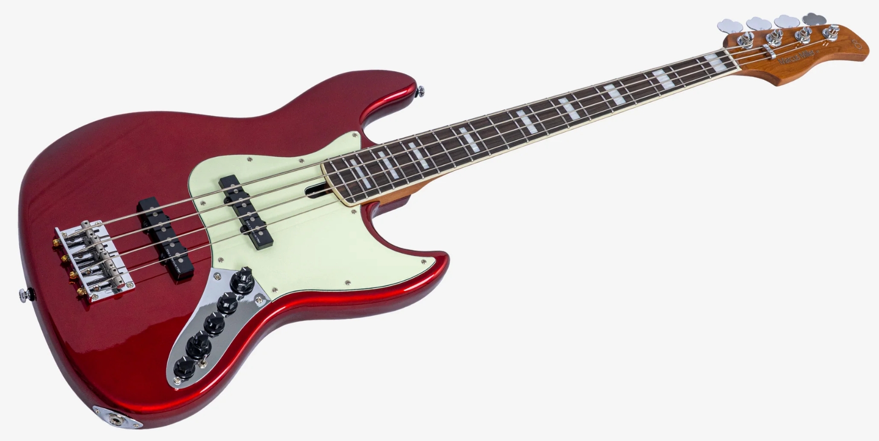 Sire Marcus Miller V7 Alder New Gen 4st 4c Active Eb - Candy Apple Red - Solidbody E-bass - Variation 2