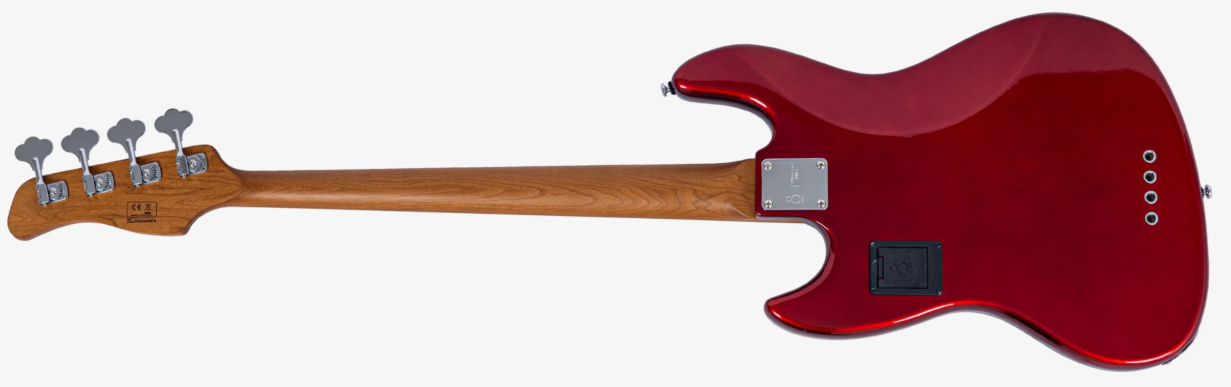 Sire Marcus Miller V7 Alder New Gen 4st Lh 4c Gaucher Active Eb - Candy Apple Red - Solidbody E-bass - Variation 1