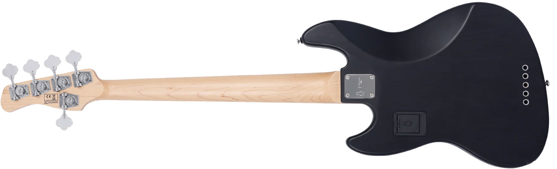 Sire Marcus Miller V7 Ash Reissue 5st 5c Active Mn - Transparent Black Satin - Solidbody E-bass - Variation 1