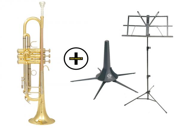 Anfänger-trompete Sml TP500 Sib Etudiant + stand + pupitre