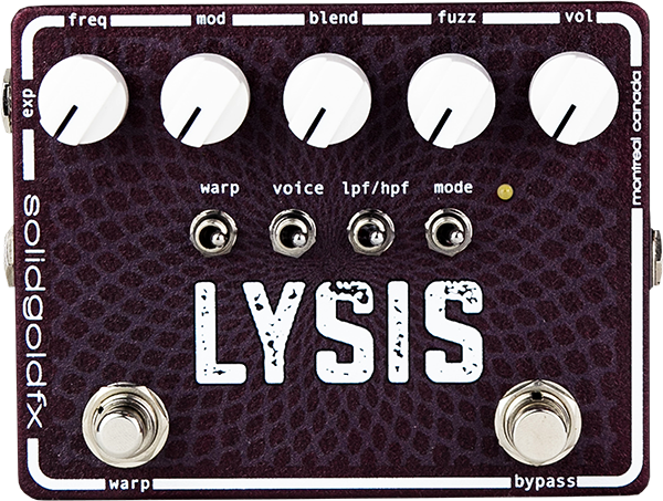 Solidgoldfx Lysis Polyphonic Octave Down Fuzz Modulator - Overdrive/Distortion/Fuzz Effektpedal - Main picture