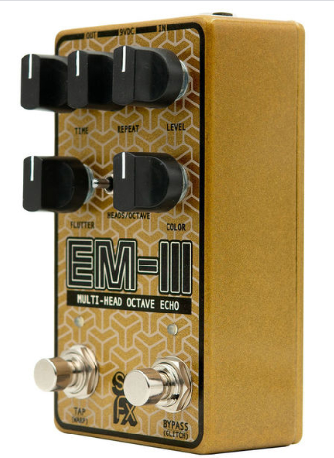 Solidgoldfx Em-iii Multi-head Octave Echo - Reverb/Delay/Echo Effektpedal - Variation 1