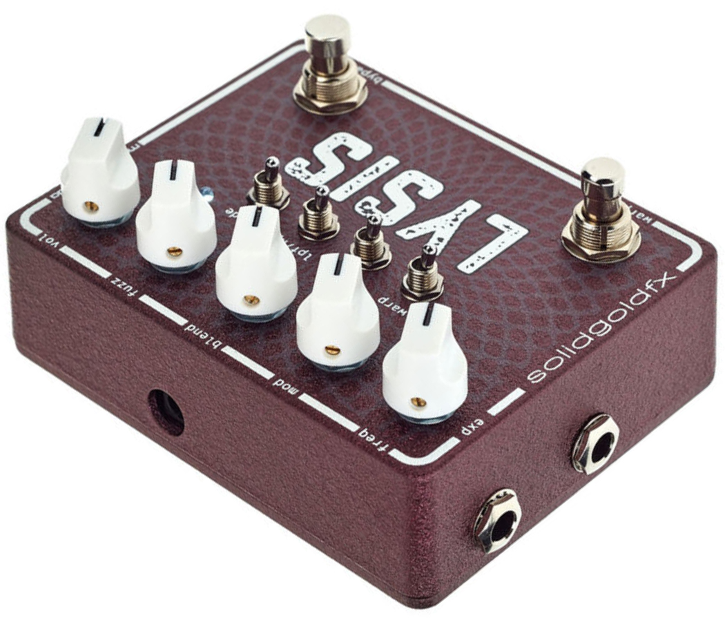 Solidgoldfx Lysis Polyphonic Octave Down Fuzz Modulator - Overdrive/Distortion/Fuzz Effektpedal - Variation 1