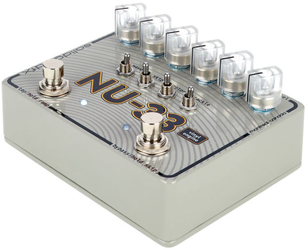 Solidgoldfx Nu-33 Vinyl Engine - Modulation/Chorus/Flanger/Phaser & Tremolo Effektpedal - Variation 1