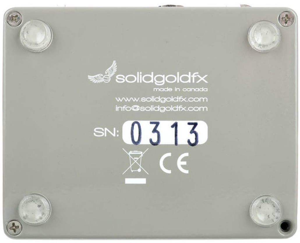 Solidgoldfx Nu-33 Vinyl Engine - Modulation/Chorus/Flanger/Phaser & Tremolo Effektpedal - Variation 3