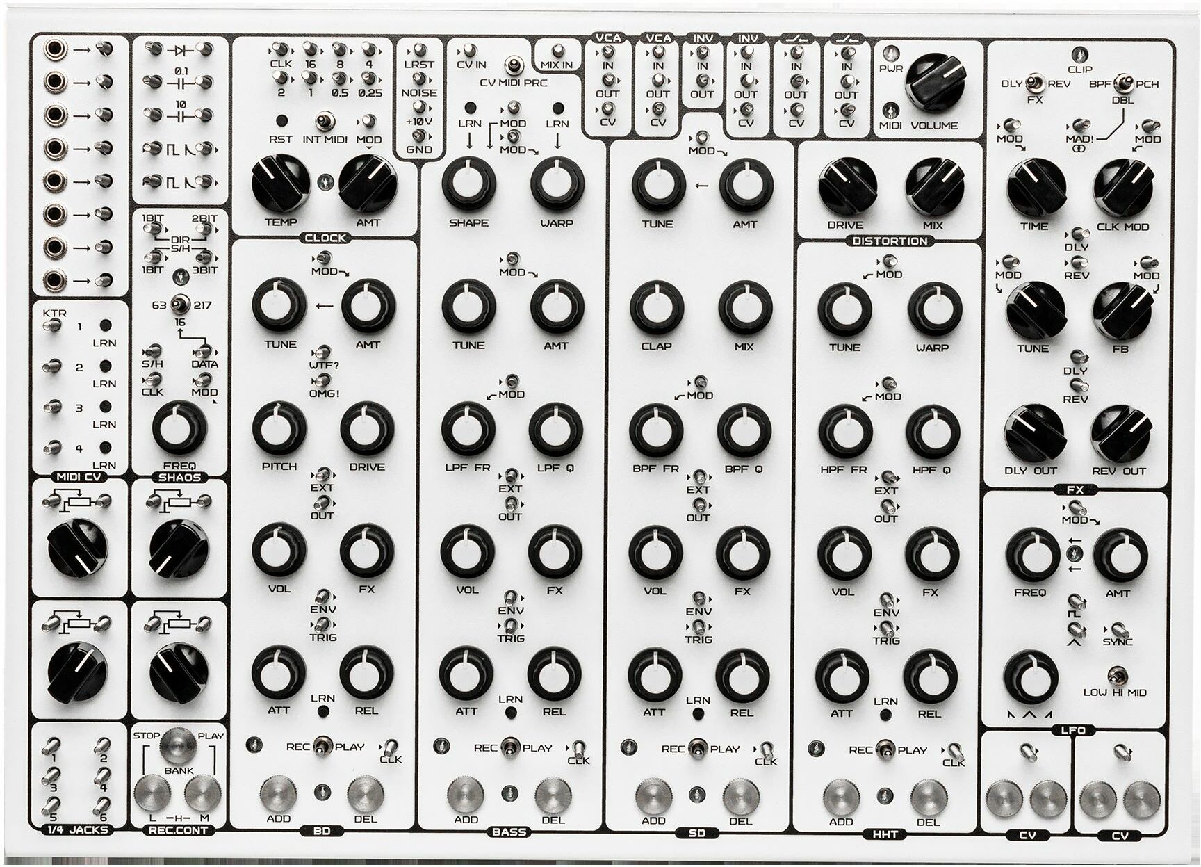 Soma Pulsar-23 White (screw) - Drummaschine - Main picture