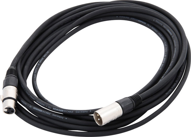 Sommer Cable Sg01 0600 Sw Xlr M Xlr F 6m - - Kabel - Main picture