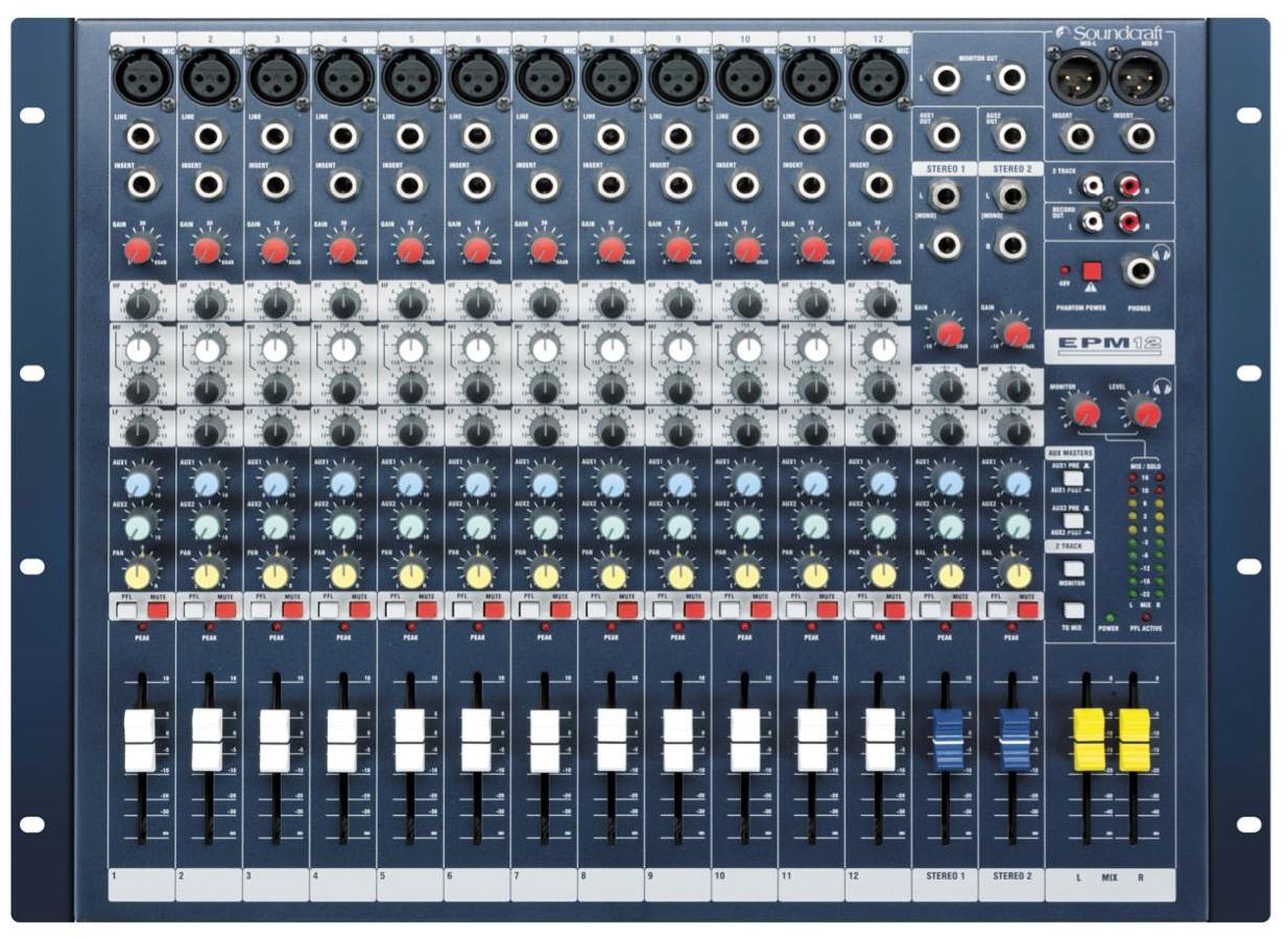 Analoges mischpult Soundcraft EPM12