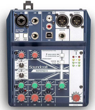 Soundcraft Notepad-5 - - Analoges Mischpult - Main picture