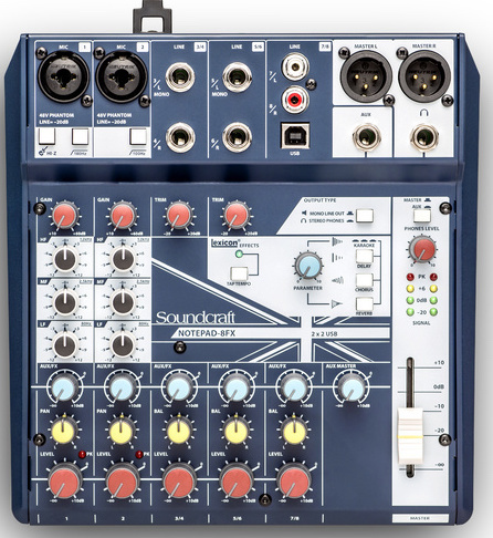 Soundcraft Notepad-8fx - - Analoges Mischpult - Main picture