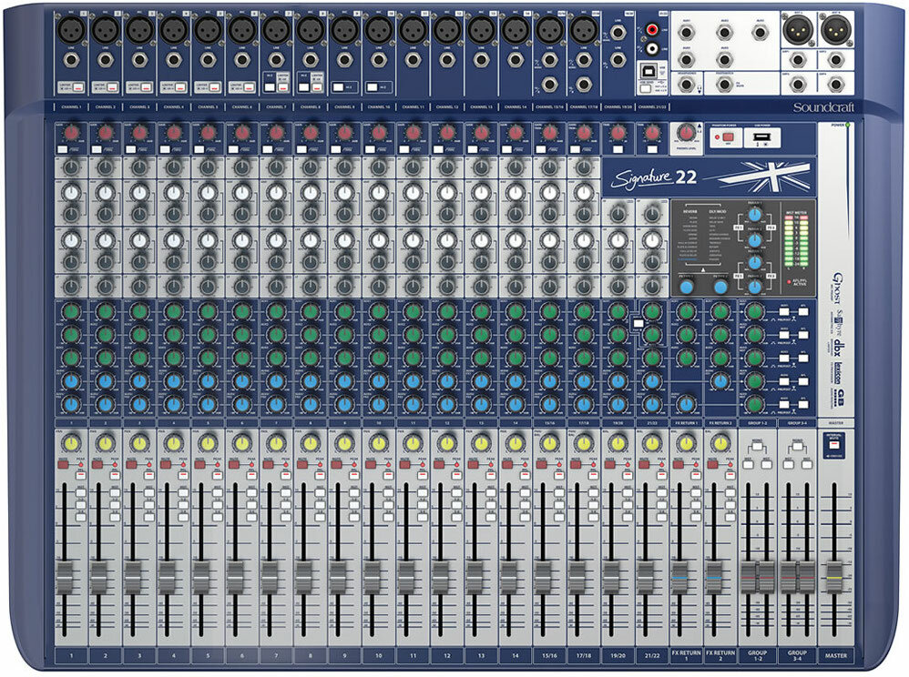 Soundcraft Signature 22 Mtk - Analoges Mischpult - Main picture