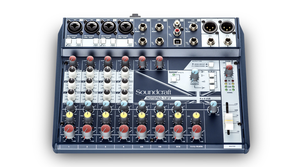 Soundcraft Notepad-12fx - Analoges Mischpult - Variation 1