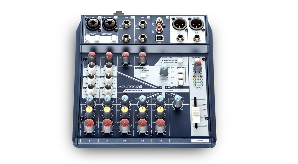 Soundcraft Notepad-8fx - - Analoges Mischpult - Variation 1