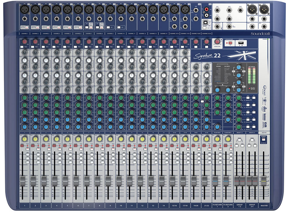 Soundcraft Signature 22 Mtk - Analoges Mischpult - Variation 4