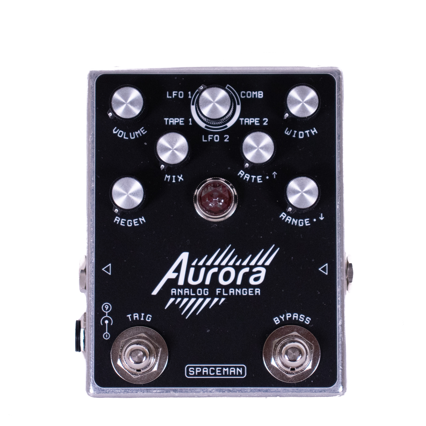 Spaceman Effects Aurora Flanger Standard - Silver - Modulation/Chorus/Flanger/Phaser & Tremolo Effektpedal - Variation 1