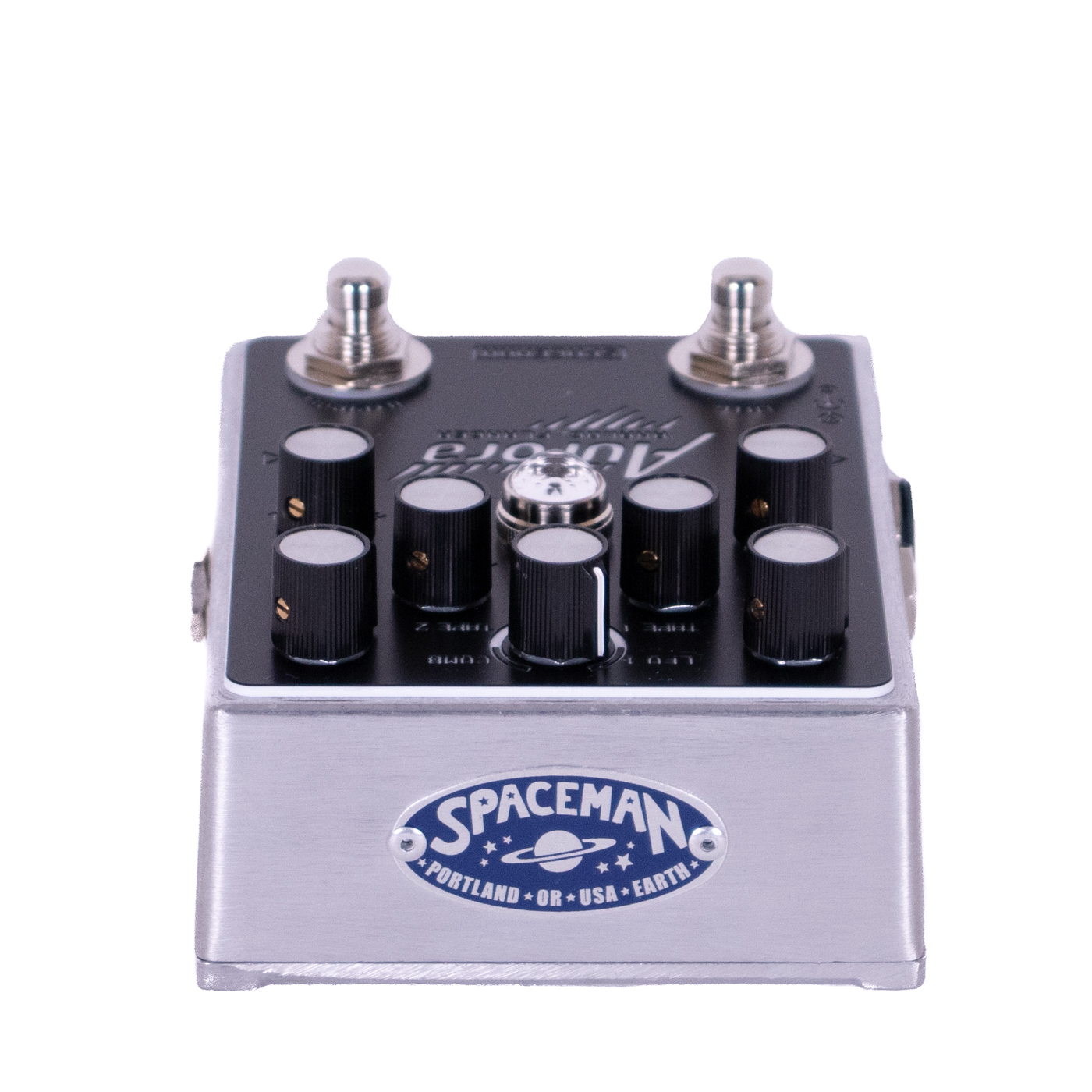 Spaceman Effects Aurora Flanger Standard - Silver - Modulation/Chorus/Flanger/Phaser & Tremolo Effektpedal - Variation 2