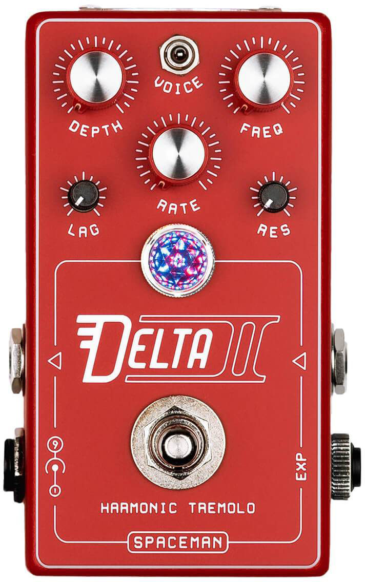 Spaceman Effects Delta Ii Harmonic Tremolo Red - Modulation/Chorus/Flanger/Phaser & Tremolo Effektpedal - Main picture