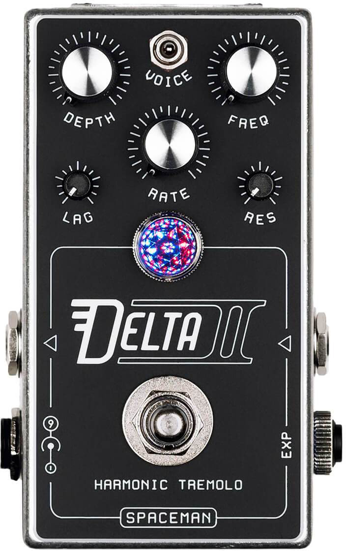 Spaceman effects Delta II Harmonic Tremolo - Silver Modulation 