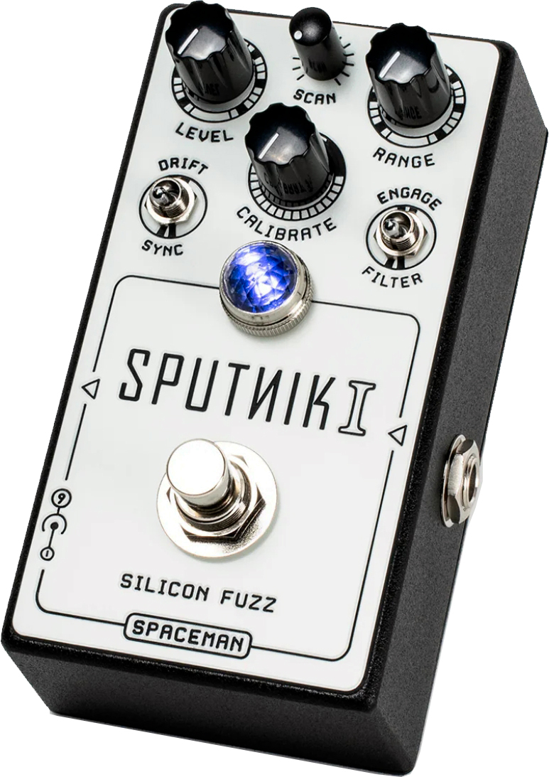 Spaceman Effects Sputnik I Silicon Fuzz White - Overdrive/Distortion/Fuzz Effektpedal - Main picture