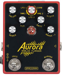 Modulation/chorus/flanger/phaser & tremolo effektpedal Spaceman effects Aurora Flanger Standard - Red