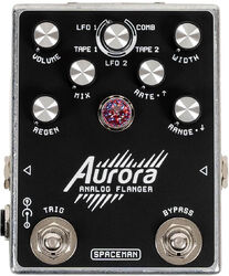 Modulation/chorus/flanger/phaser & tremolo effektpedal Spaceman effects Aurora Flanger Standard - Silver