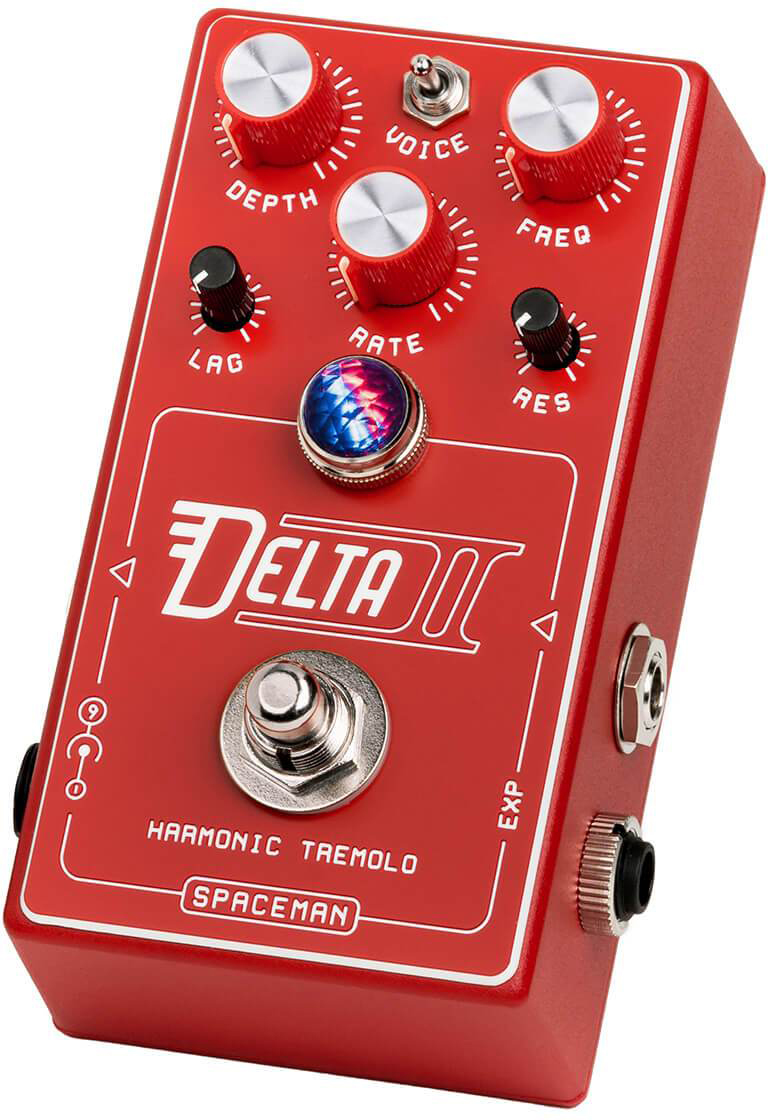Spaceman Effects Delta Ii Harmonic Tremolo Red - Modulation/Chorus/Flanger/Phaser & Tremolo Effektpedal - Variation 1