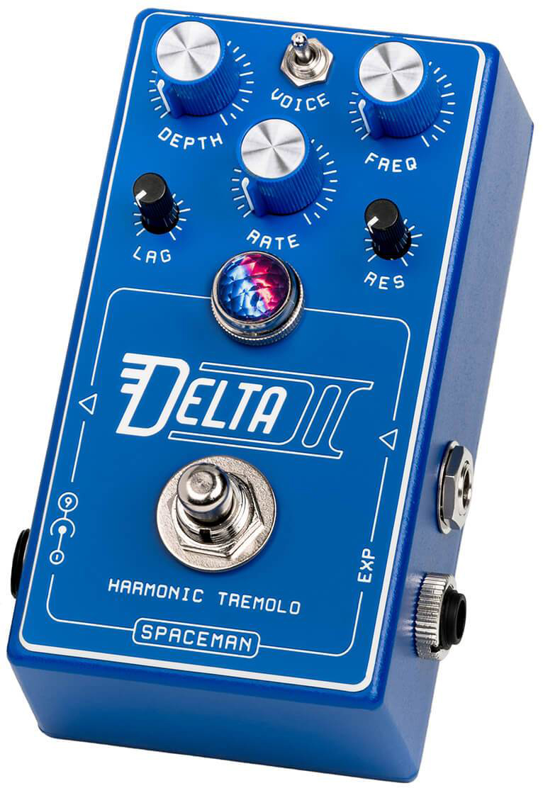 Spaceman Effects Delta Ii Harmonic Tremolo Blue - Modulation/Chorus/Flanger/Phaser & Tremolo Effektpedal - Variation 1