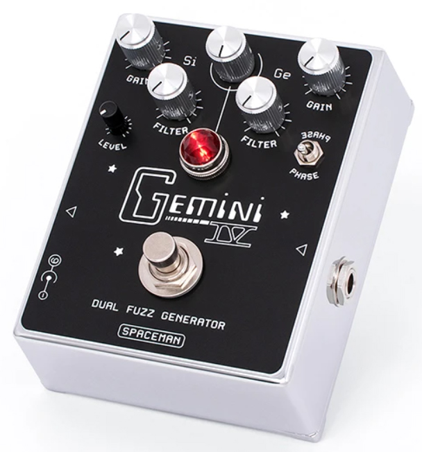 Spaceman Effects Gemini Iv Dual Fuzz Generator Ltd White - Overdrive/Distortion/Fuzz Effektpedal - Variation 1