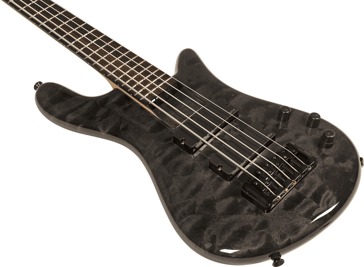 Spector Ns Bantam 5c Diapason Court Active Emg Rw - Black Stain - Solidbody E-bass - Variation 2