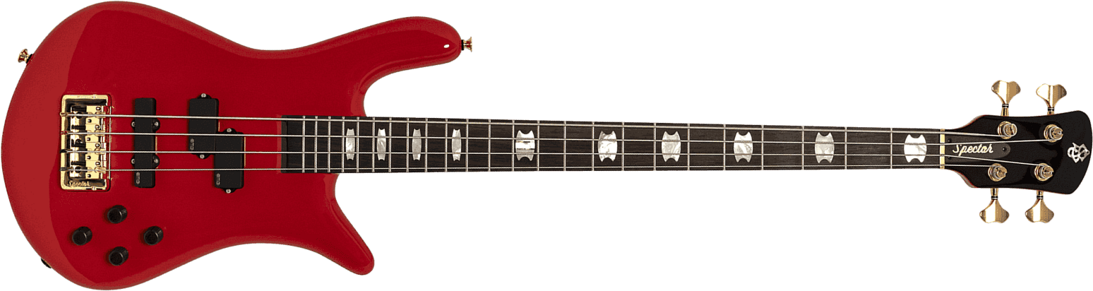 Spector Euro Serie Classic 4 Rw - Solid Red Gloss - Solidbody E-bass - Main picture