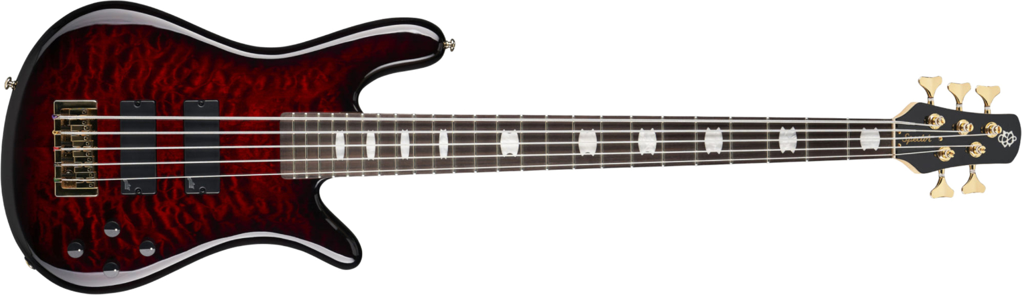 Spector Icon Ns-2 Bolt-on 5-cordes Rw - Black Cherry Gloss - Solidbody E-bass - Main picture