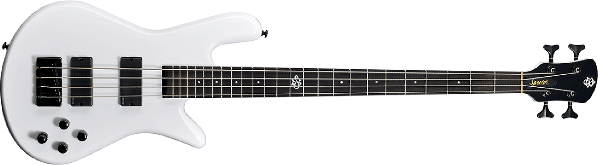 Spector Ns Ethos Hp 4 Eb - Metallic White - Solidbody E-bass - Main picture