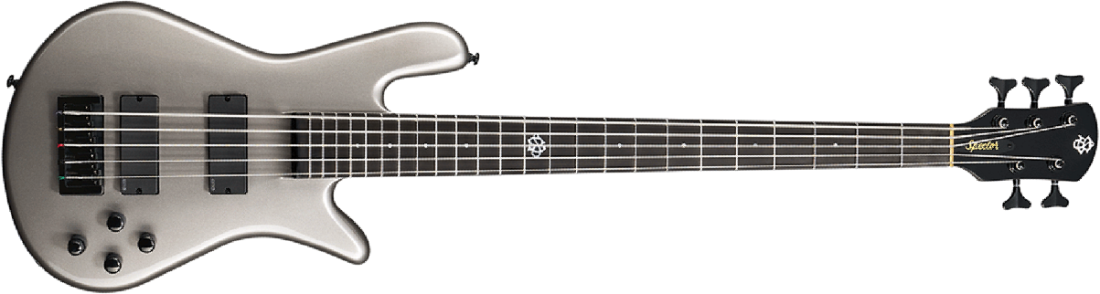 Spector Ns Ethos Hp 5 Eb - Gunmetal Grey Gloss - Solidbody E-bass - Main picture