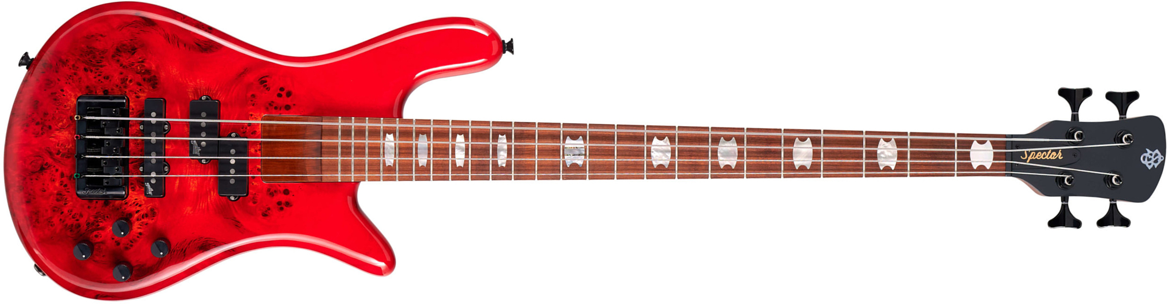 Spector Ns Eurobolt 4c Active Aguilar Mn - Inferno Red - Solidbody E-bass - Main picture