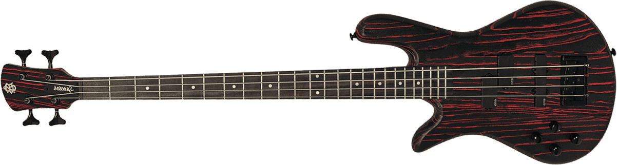 Spector Ns Pulse I 4c Lh Gaucher Active Emg Eb - Cinder Red - Solidbody E-bass - Main picture