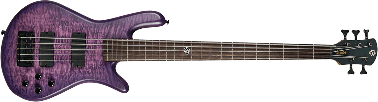 Spector Ns Pulse Ii 5c Active Emg Eb - Ultra Violet Matte - Solidbody E-bass - Main picture