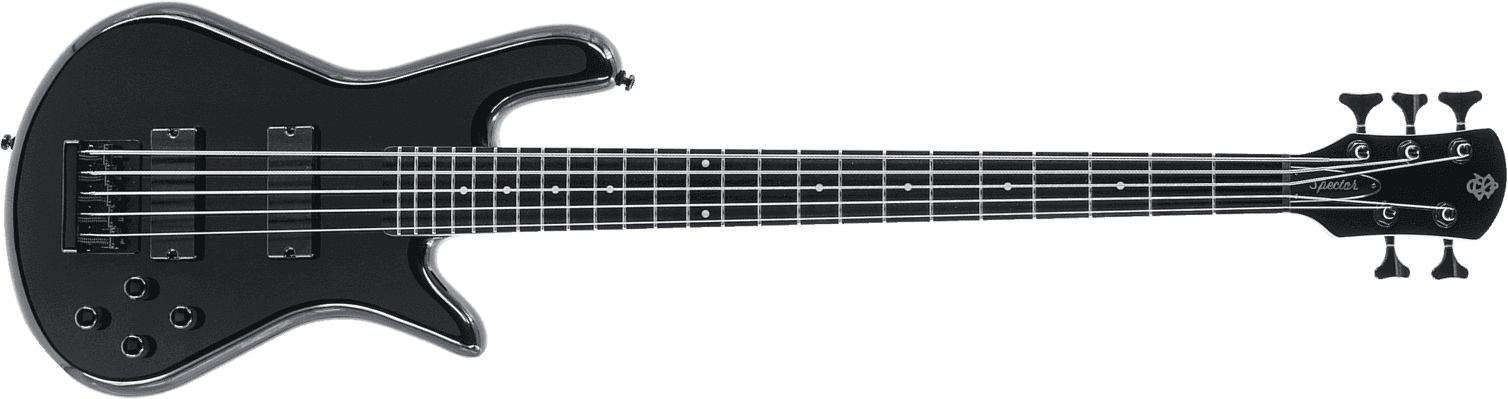 Spector Performer Serie 5 Hh Eb - Black - Solidbody E-bass - Main picture