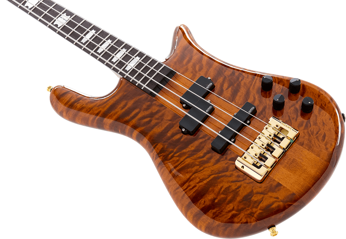 Spector Doug Wimbish Euro4 Lx Signature Active Emg Mn - Amber Stain - Solidbody E-bass - Variation 2