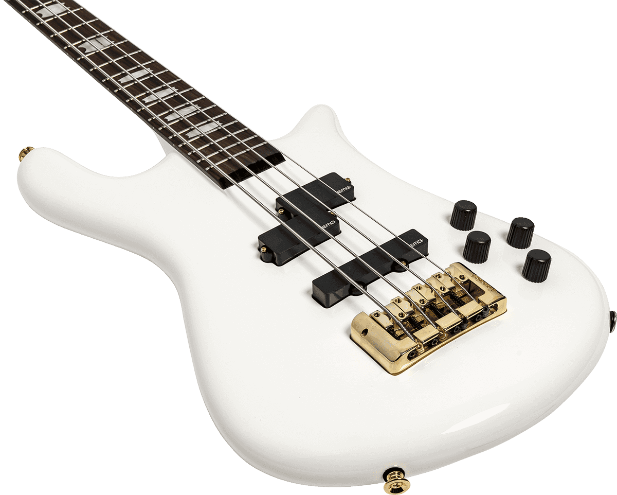 Spector Euro Serie Classic 4 Rw - Solid White Gloss - Solidbody E-bass - Variation 2