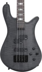 Solidbody e-bass Spector                        EURO SERIE LX 4 EMG - Trans black stain matte