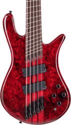 Solidbody e-bass Spector                        Ns Dimension 5 Fishman - Inferno red gloss