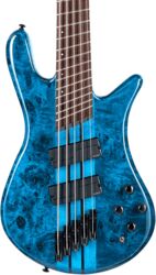 Solidbody e-bass Spector                        Ns Dimension 5 Fishman - Black & blue gloss