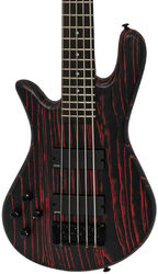 Solidbody e-bass Spector                        NS Pulse I 5 LH - Cinder red