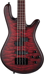 Solidbody e-bass Spector                        NS Pulse II 4 - Black cherry matte