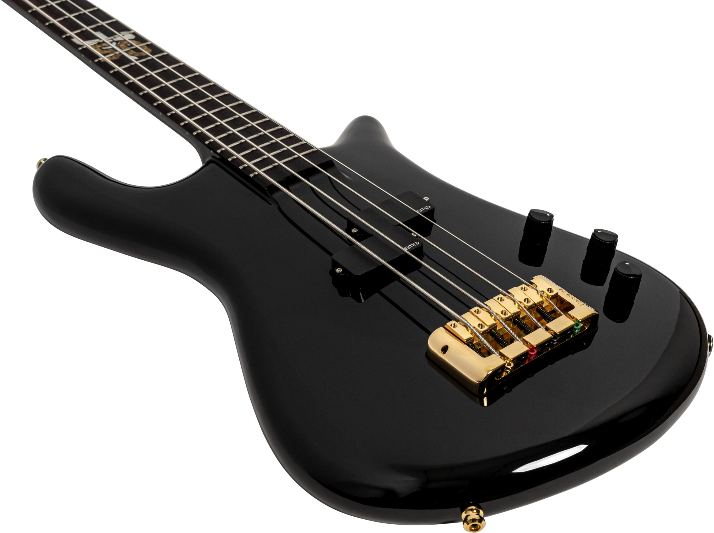 Spector Ian Hill Euro4 50th Anniversary Ltd Signature Active Emg Rw - Solid Black - Solidbody E-bass - Variation 2